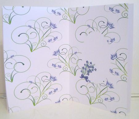 Purple Posy Insert by Pam Stubley