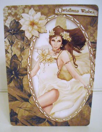Vtea Flower Side Damask A4 Backing Paper by Pam Stubley