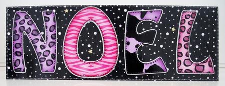 Large Dl Xmas Noel Animal Prints Quick Card N 3D Decoupageg by Pam Stubley