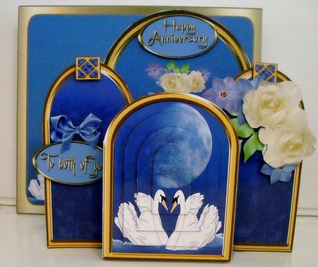 Archway Kit - Anniversary Swans by Pam Stubley