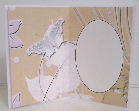 Sand Floral Butterfly Insert 1 by Pam Stubley
