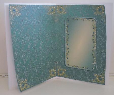 Glamorous Lady in Blue Insert by Pam Stubley