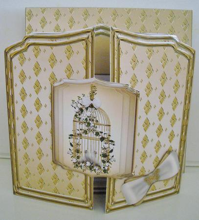 Wedding Doves Gatefold Card Kit by Pam Stubley