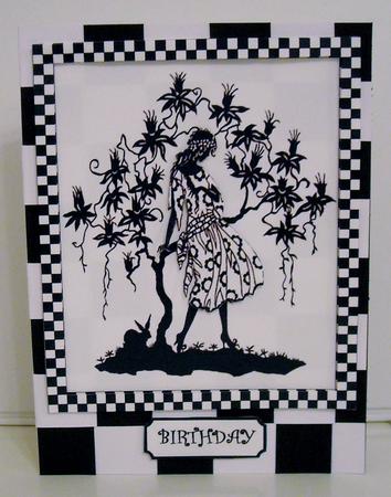 Magnolia Tree === 7x7 Monochrome by Pam Stubley