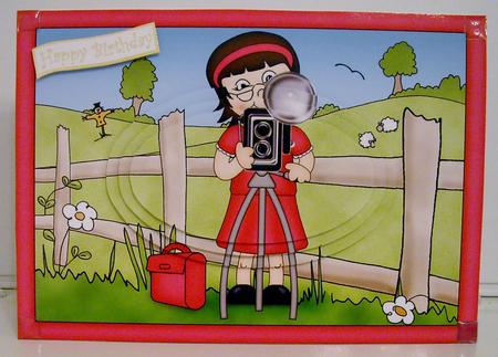 A5 Flash Gert Oval Pyramage Topper by Pam Stubley