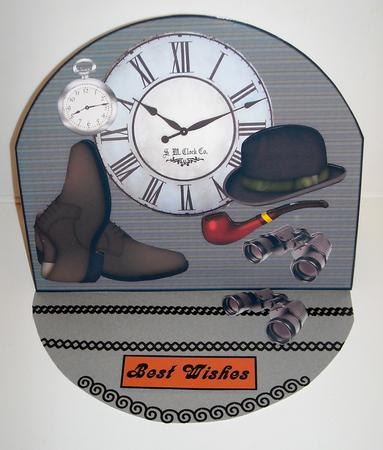 Clockcard Male by Pam Stubley