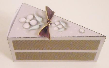 Pink Floral Cake Gift/candy Box by Pam Stubley