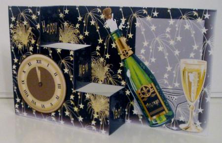 New Year Fold Card by Pam Stubley