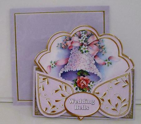 Wedding Bells Lilac Wedding Bells Scallop Trio Kit by Pam Stubley