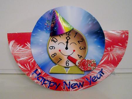 Happy Clock by Pam Stubley