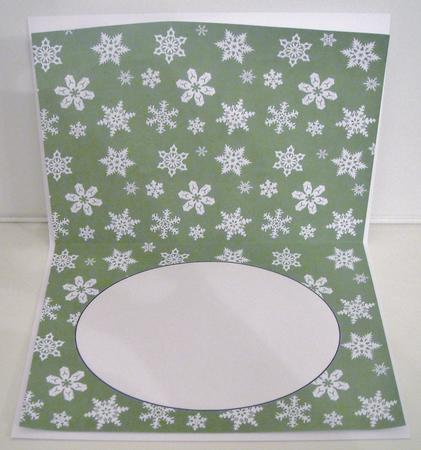 Green Christmas Insert 3 by Pam Stubley