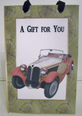 Vintage Car Gift Bag by Pam Stubley