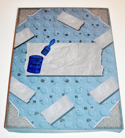 Mini-kit - Gift Box Blue Duct Tape by Pam Stubley