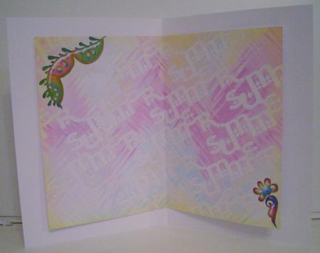 Blooming Summer Insert by Pam Stubley