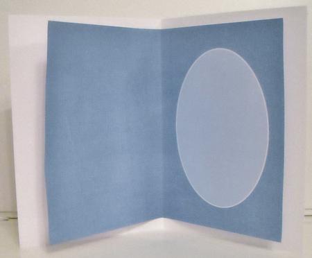 Mid Blue Texture Insert by Pam Stubley