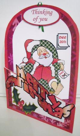 Cutaway- Sleeping Santa by Pam Stubley