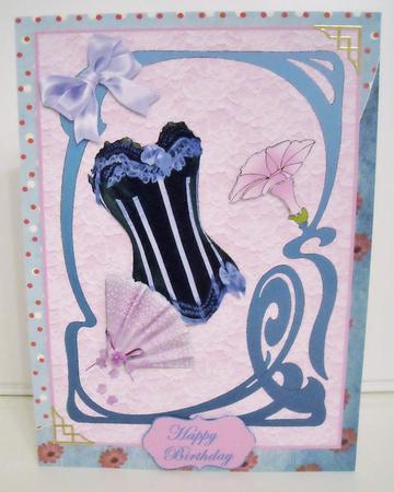 Purple Basque- Art Nouveau by Pam Stubley