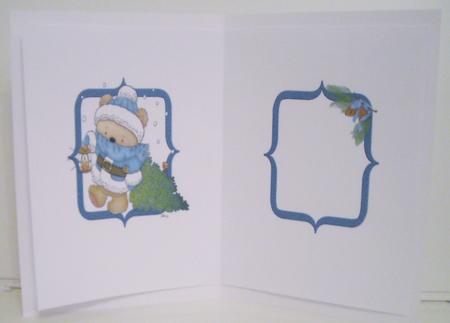 Ted's Christmas Guiding Light Blue Insert by Pam Stubley