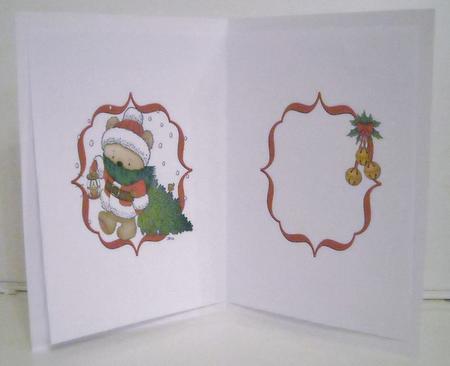 Ted's Christmas Guiding Light Red Insert by Pam Stubley