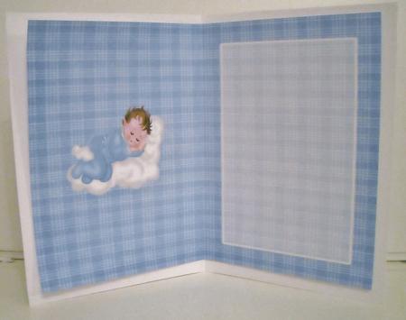 Congratulations on the Birth of Your Baby Boy Insert by Pam Stubley