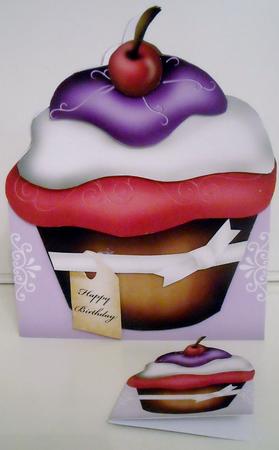 Cupcake Folding Shape Card Kit by Pam Stubley