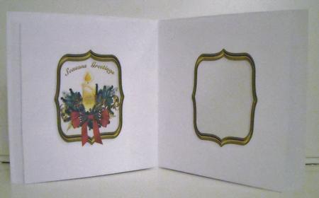 The Christmas Candle Insert by Pam Stubley