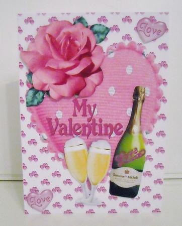 Champagne and Roses for Valentines by Pam Stubley
