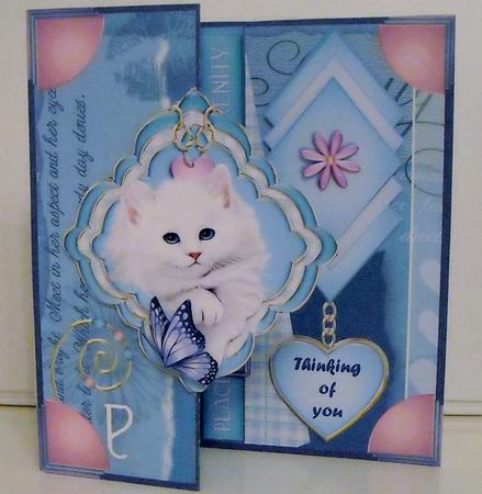 Serenity and Puss Cut and Fold No Holes Mini Kit (3) by Pam Stubley
