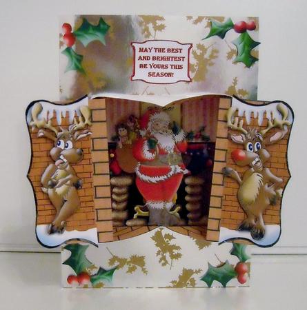 Secret Santa 3D Card Kit by Pam Stubley