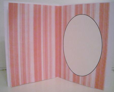 Pink Distressed Textured Stripe Insert 1 by Pam Stubley