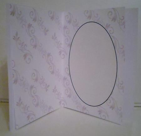 Pink Scroll Insert by Pam Stubley