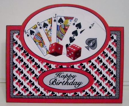 Playing Cards Over the Edge by Pam Stubley