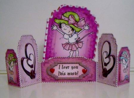 Love You This Much Gatefold Pocket Card Mini Kit by Pam Stubley