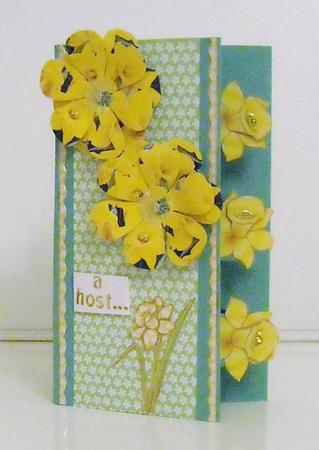 Flower-shaped Daffodils Toppers by Pam Stubley
