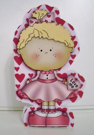 Love Me Valentine Doll by Pam Stubley