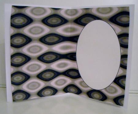Black and Pink Diamond Retro Insert by Pam Stubley