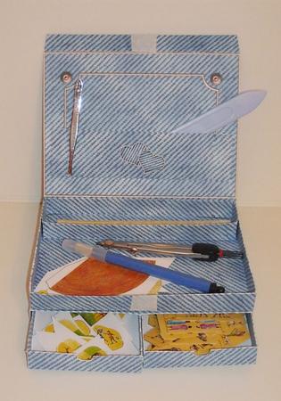 3D Denim Top Drawer Gift Set Kit by Pam Stubley