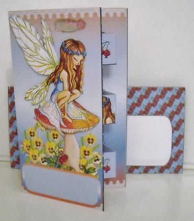 Double Pop Out Card - Flower Fairy 3 by Pam Stubley