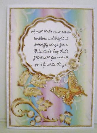 Valentine's Day Butterfly and Poem 10 by Pam Stubley
