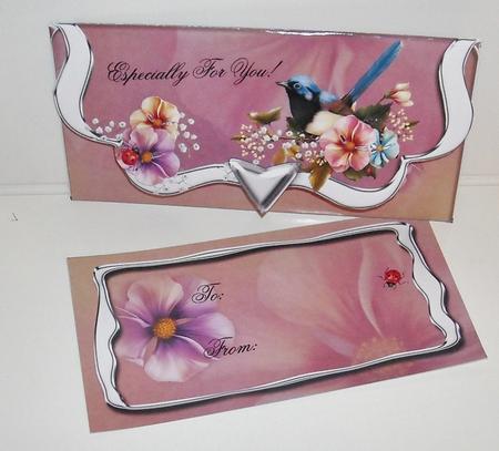 Elegant Rose Purse Voucher by Pam Stubley