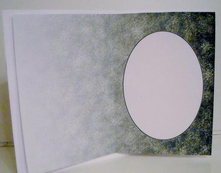 Silver and Black Textured Insert by Pam Stubley