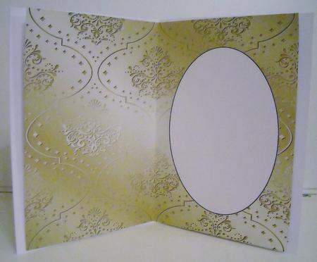 Gold Floral Insert 16 by Pam Stubley