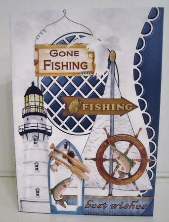 Sail Away Male Card by Pam Stubley