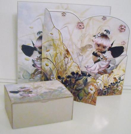Bramble Fairy Wraparound Card Kit by Pam Stubley