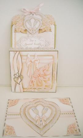 Together Forever Double Slide Out 3D Card by Pam Stubley