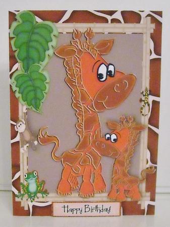 Will I Be as Big as You Oneday! Cute Little Giraffe by Pam Stubley