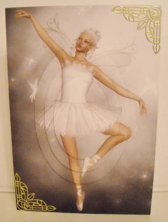Ballerina Fairy Oval Pyramid 4 by Pam Stubley