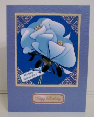 Blue Flowers by Pam Stubley