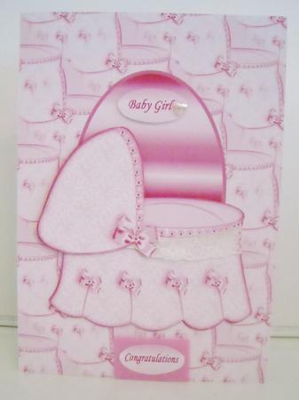 Baby Cradle Pink by Pam Stubley
