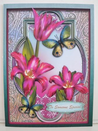 Lovely Pink Spring Tulips by Pam Stubley